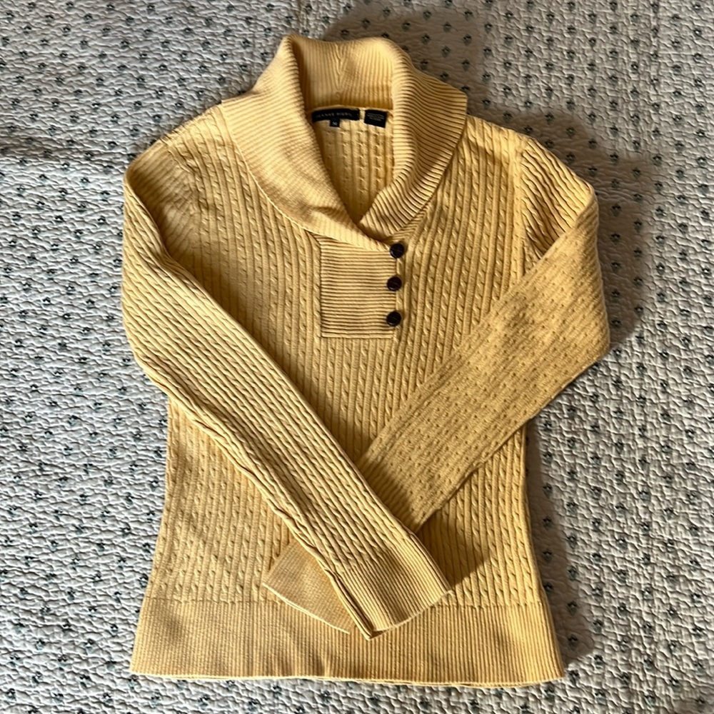 Jeanne Pierre cable knit sweater
